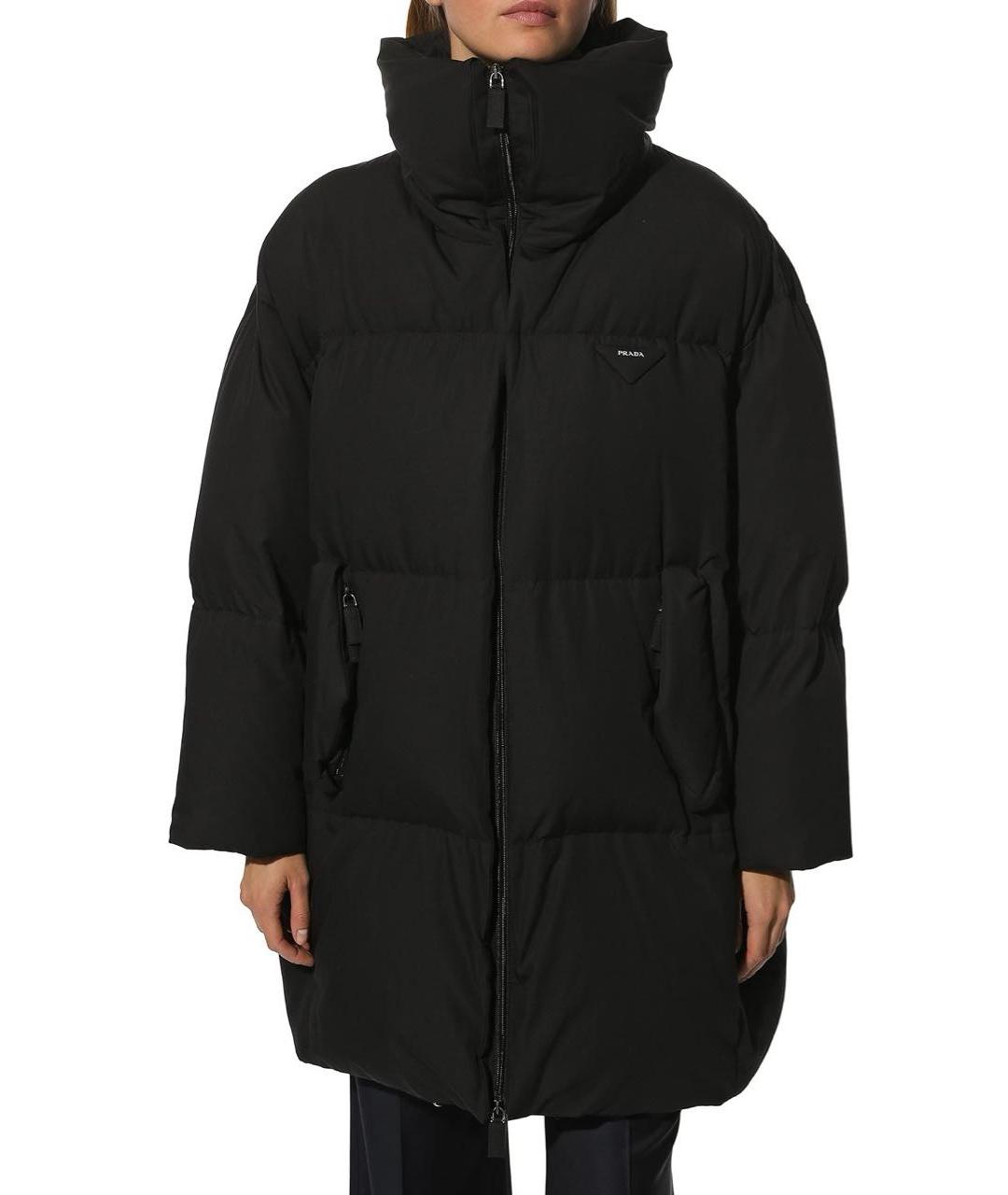 PRADA Черный хлопковый пуховик, фото 5