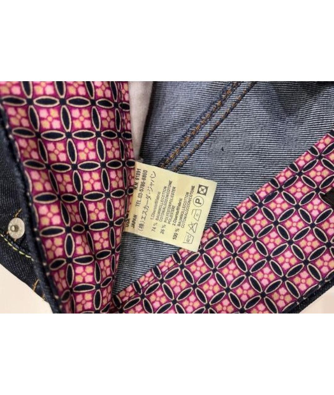 ESCADA Темно-синие хлопковые шорты, фото 5