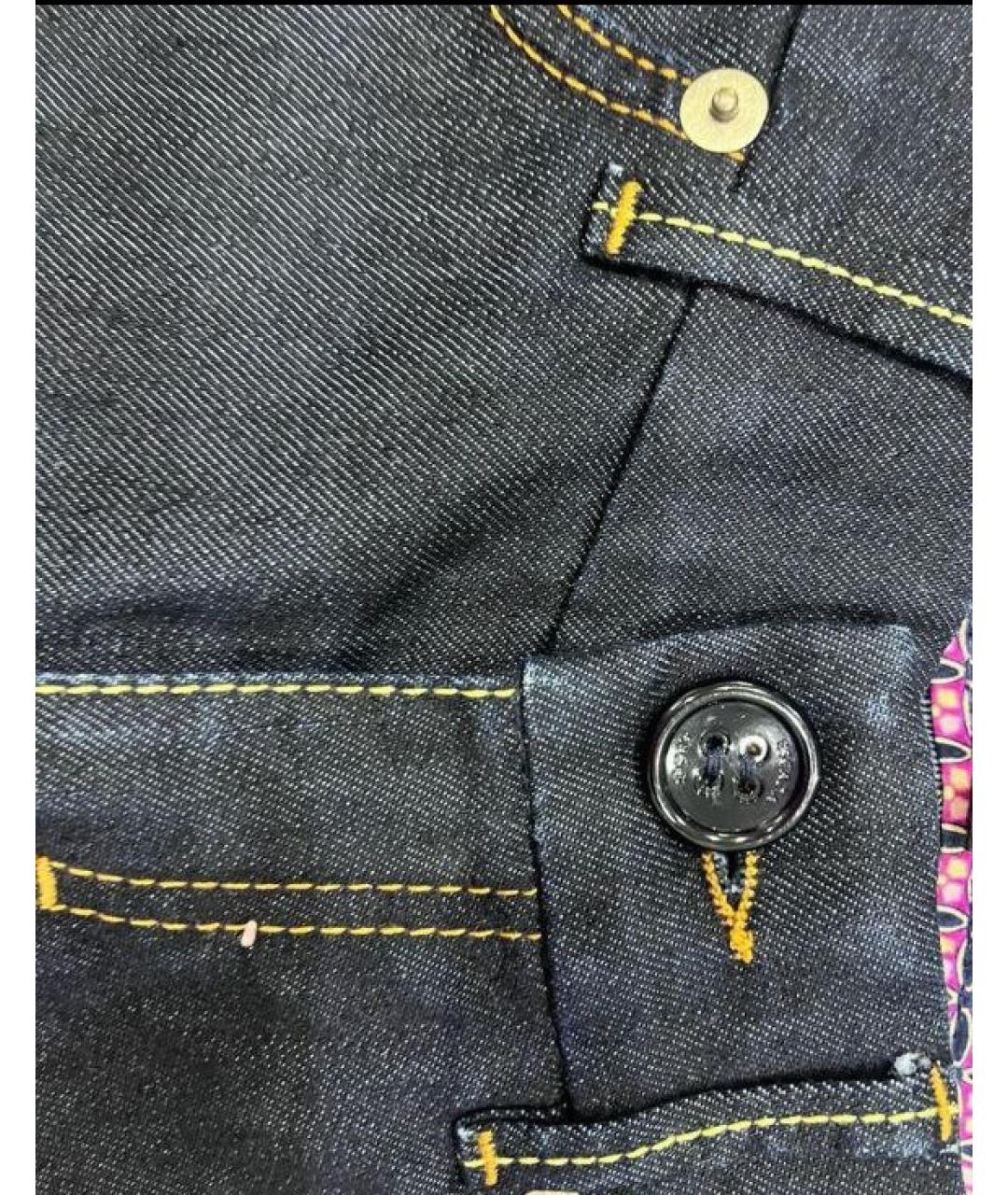 ESCADA Темно-синие хлопковые шорты, фото 4