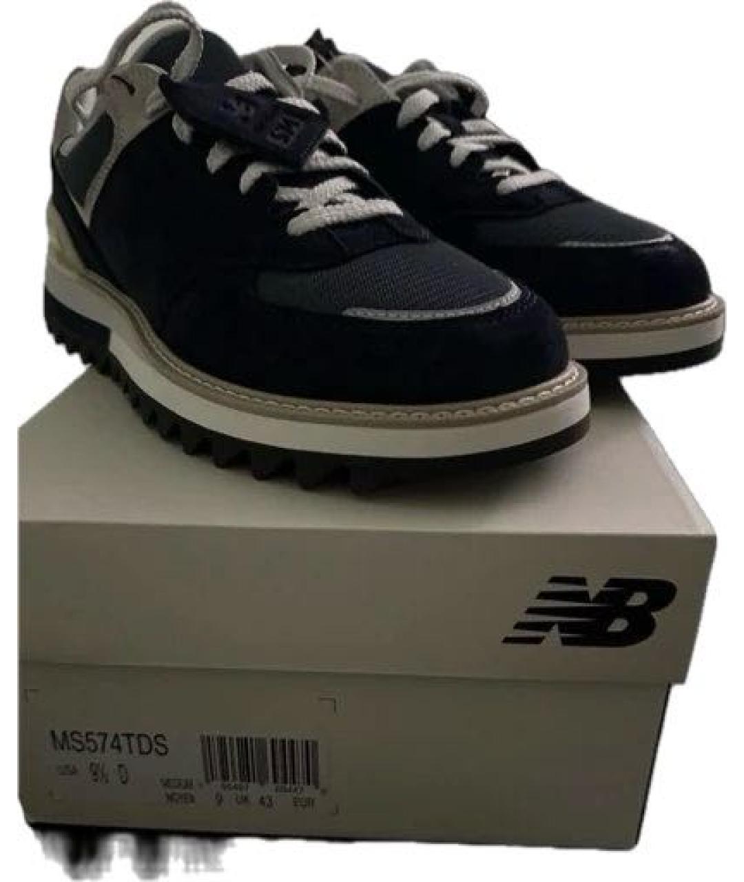 NEW BALANCE Темно-синие низкие кроссовки / кеды, фото 3