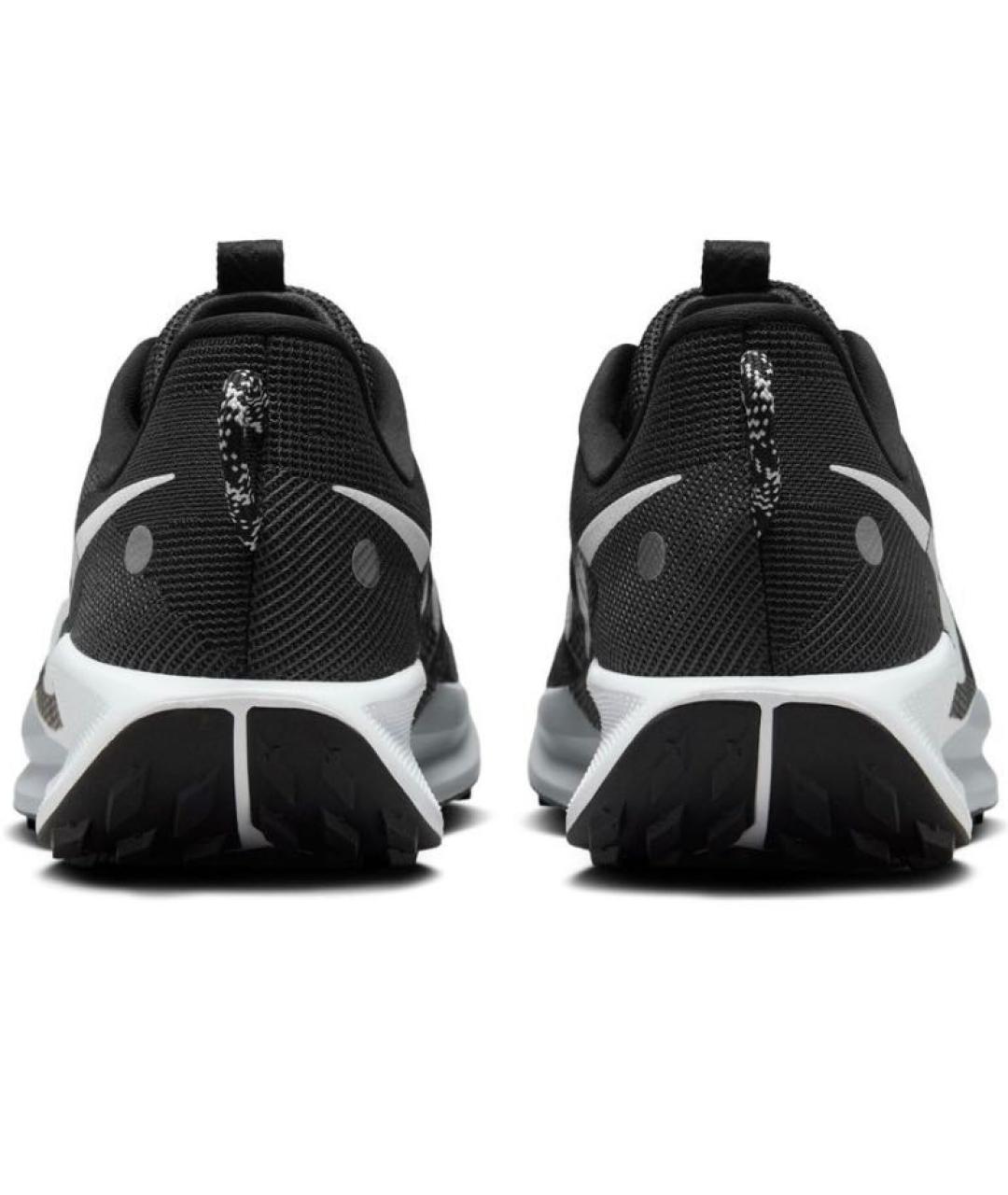 NIKE Черные текстильные низкие кроссовки / кеды, фото 3