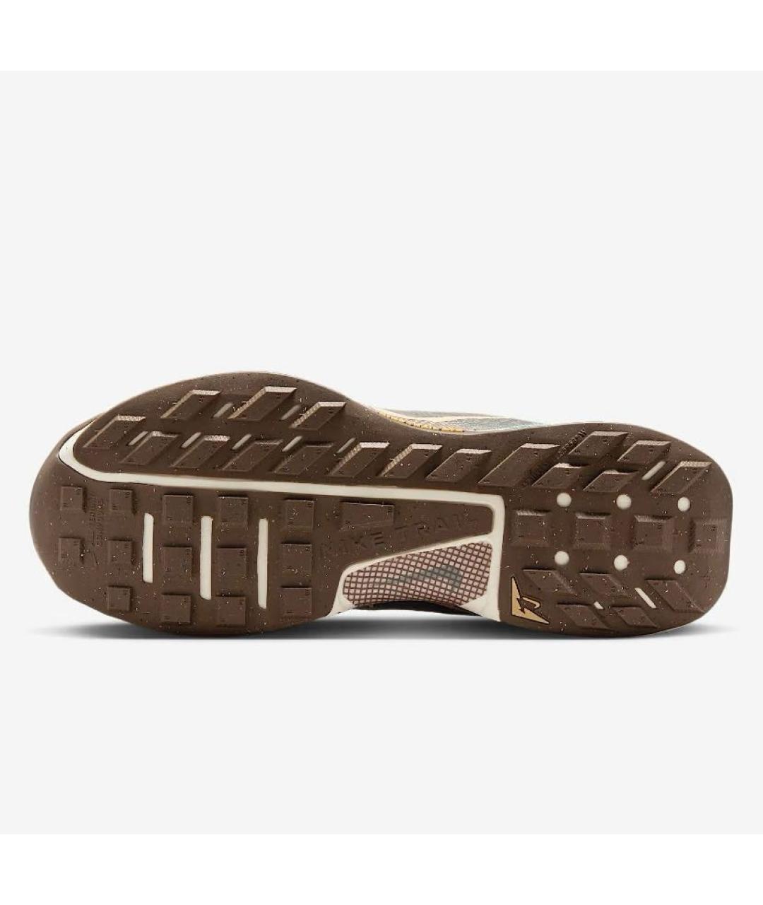 NIKE Зеленые текстильные низкие кроссовки / кеды, фото 6