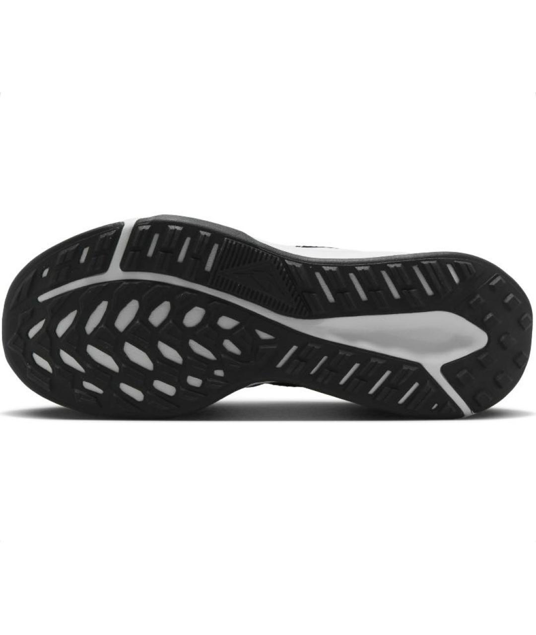 NIKE Черные текстильные низкие кроссовки / кеды, фото 5