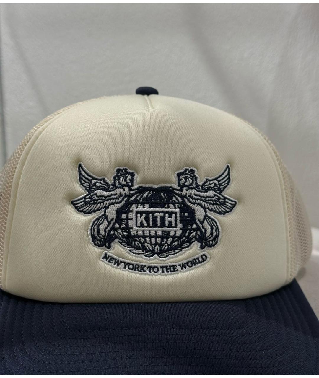 KITH Бежевая синтетическая кепка/бейсболка, фото 4