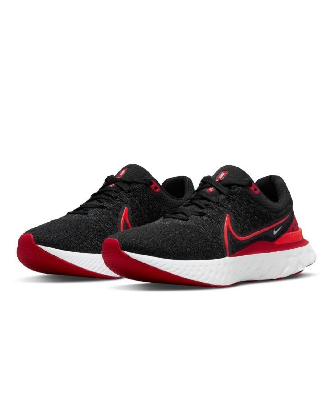 NIKE Черные текстильные низкие кроссовки / кеды, фото 2