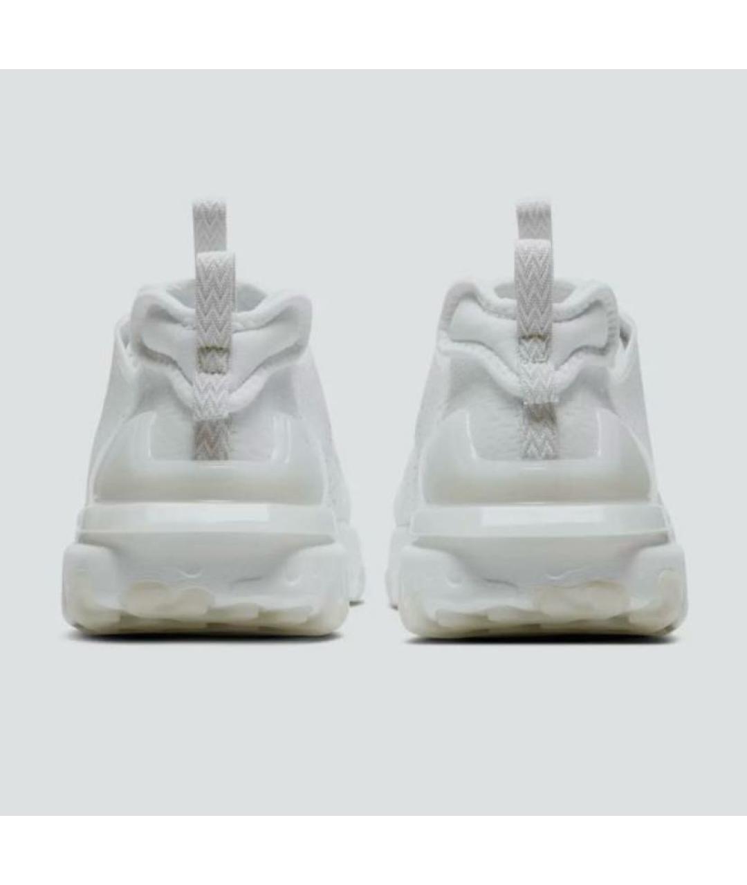 NIKE Белые текстильные низкие кроссовки / кеды, фото 3