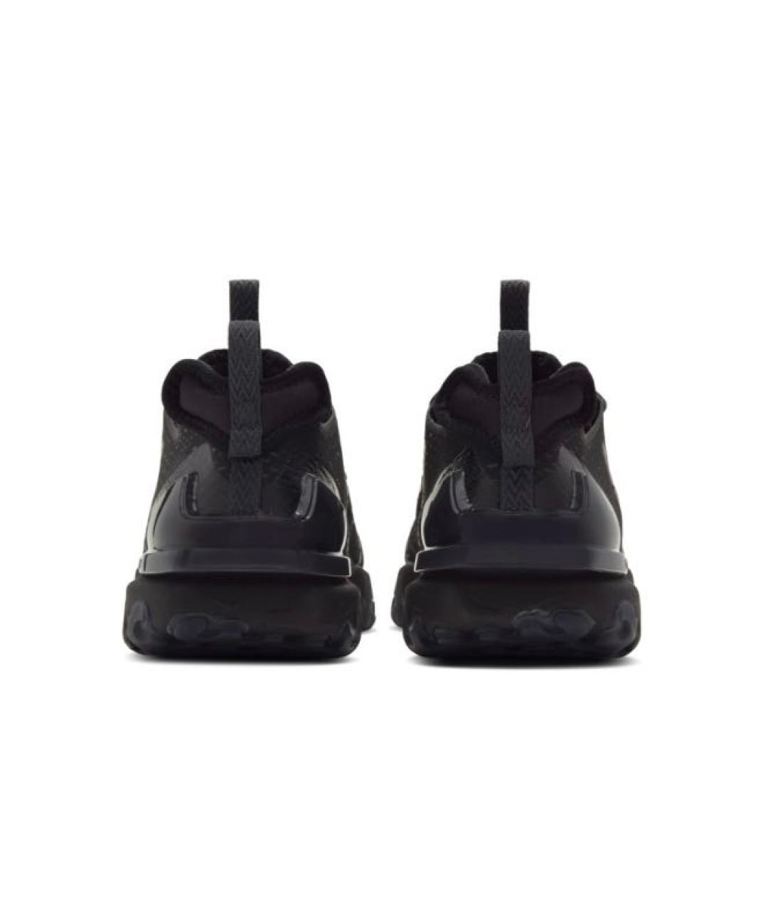 NIKE Черные текстильные низкие кроссовки / кеды, фото 4