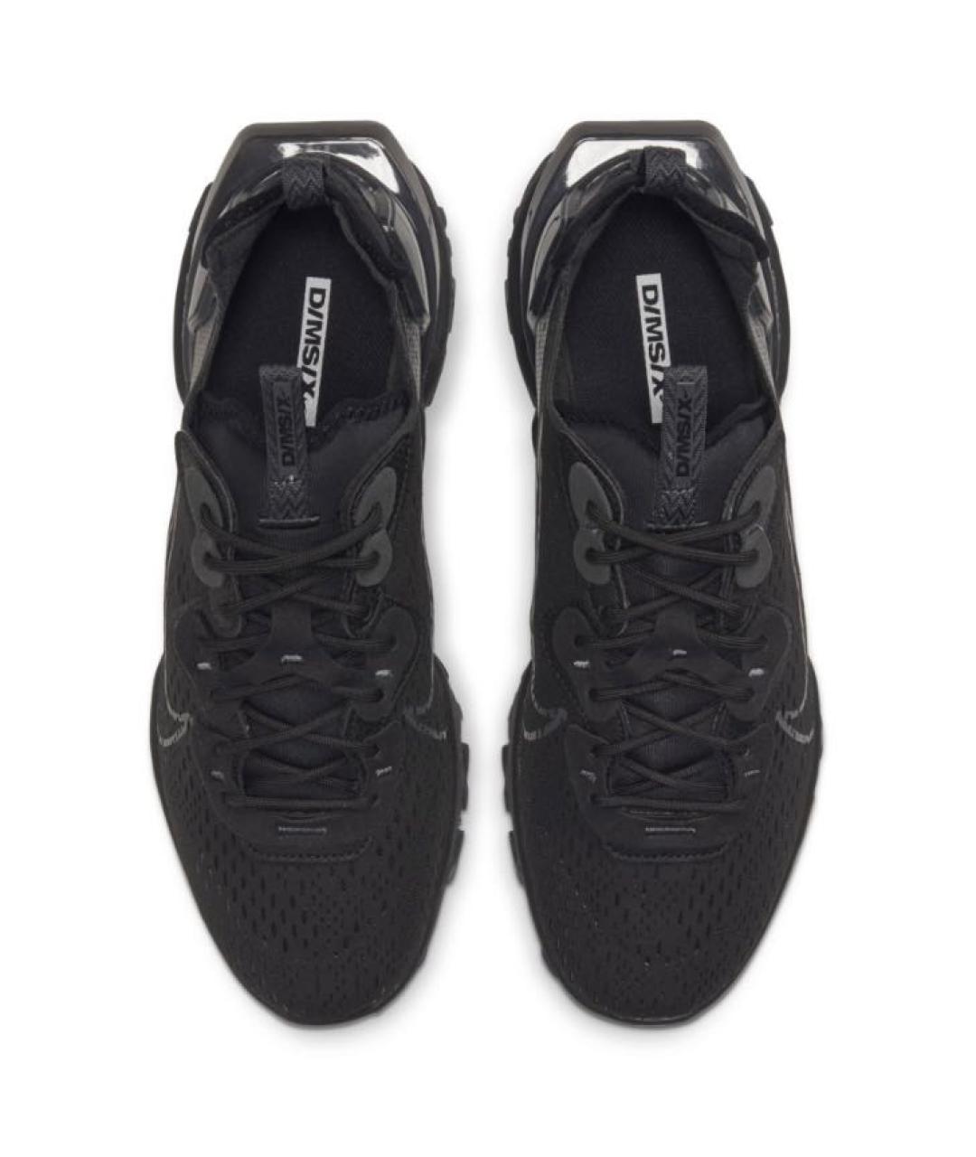 NIKE Черные текстильные низкие кроссовки / кеды, фото 3