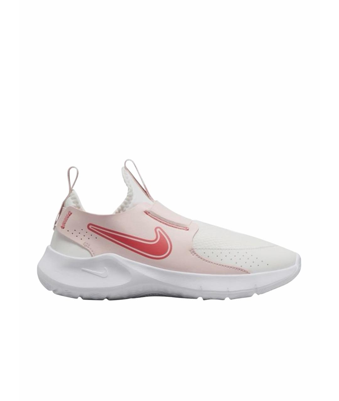 NIKE Бежевые текстильные низкие кроссовки / кеды, фото 1