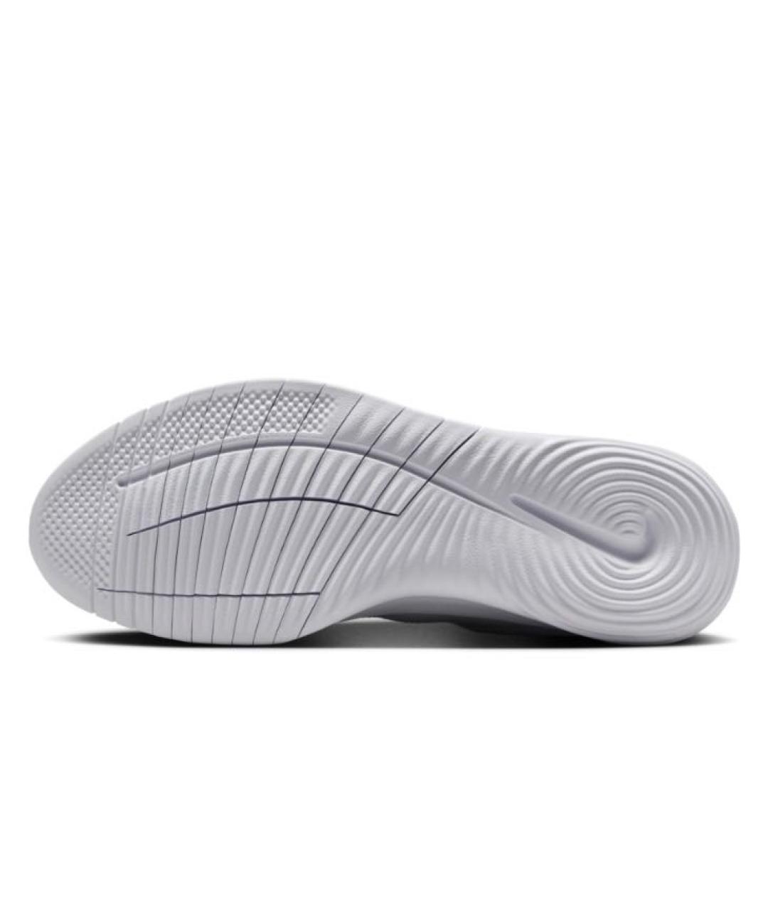 NIKE Белые текстильные низкие кроссовки / кеды, фото 6