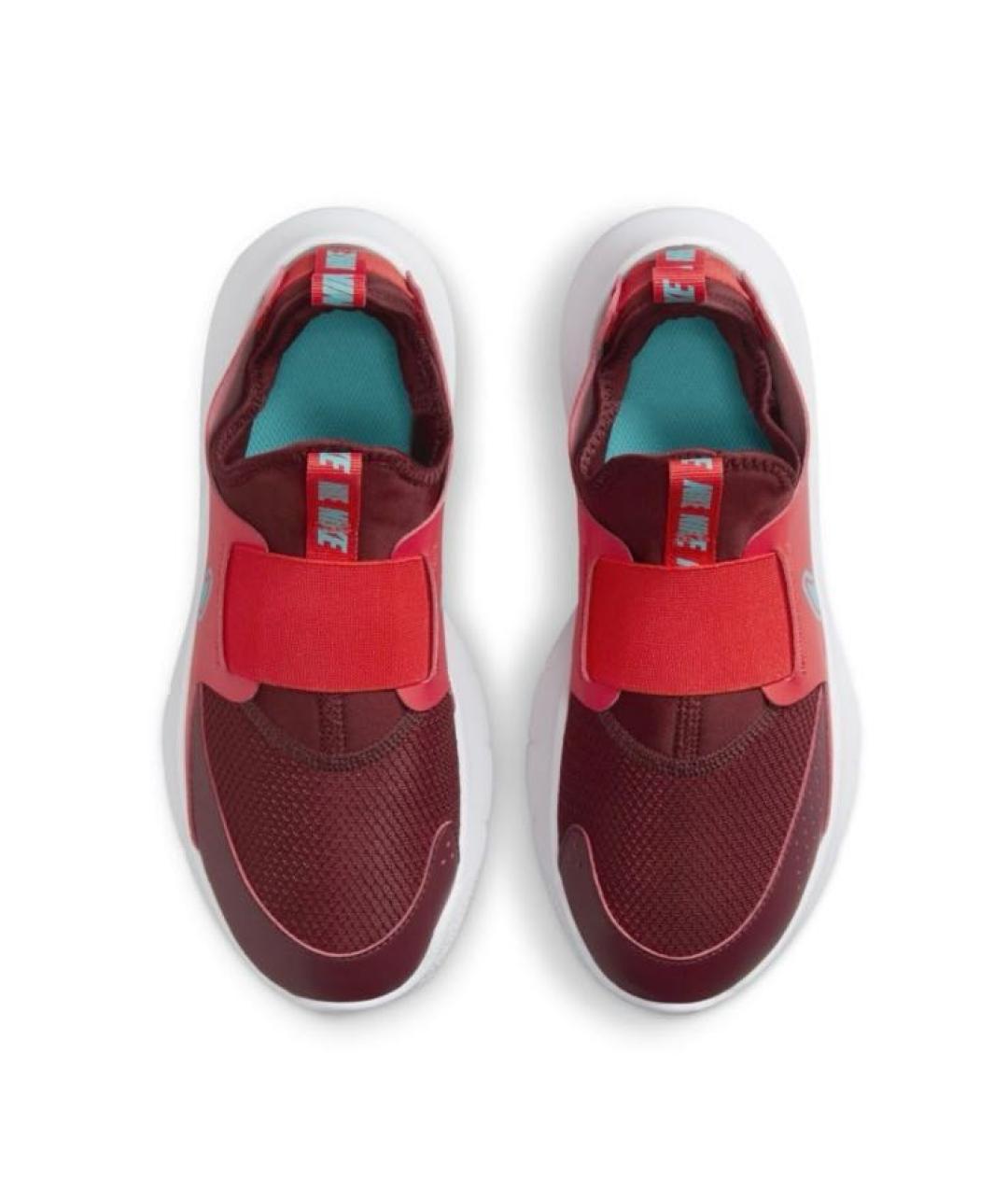 NIKE Бордовые текстильные низкие кроссовки / кеды, фото 2