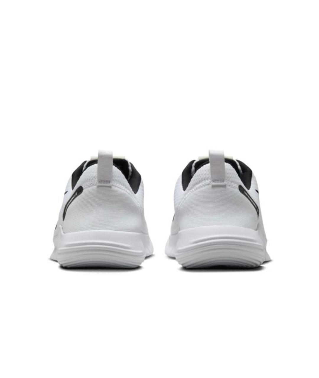 NIKE Белые текстильные низкие кроссовки / кеды, фото 4