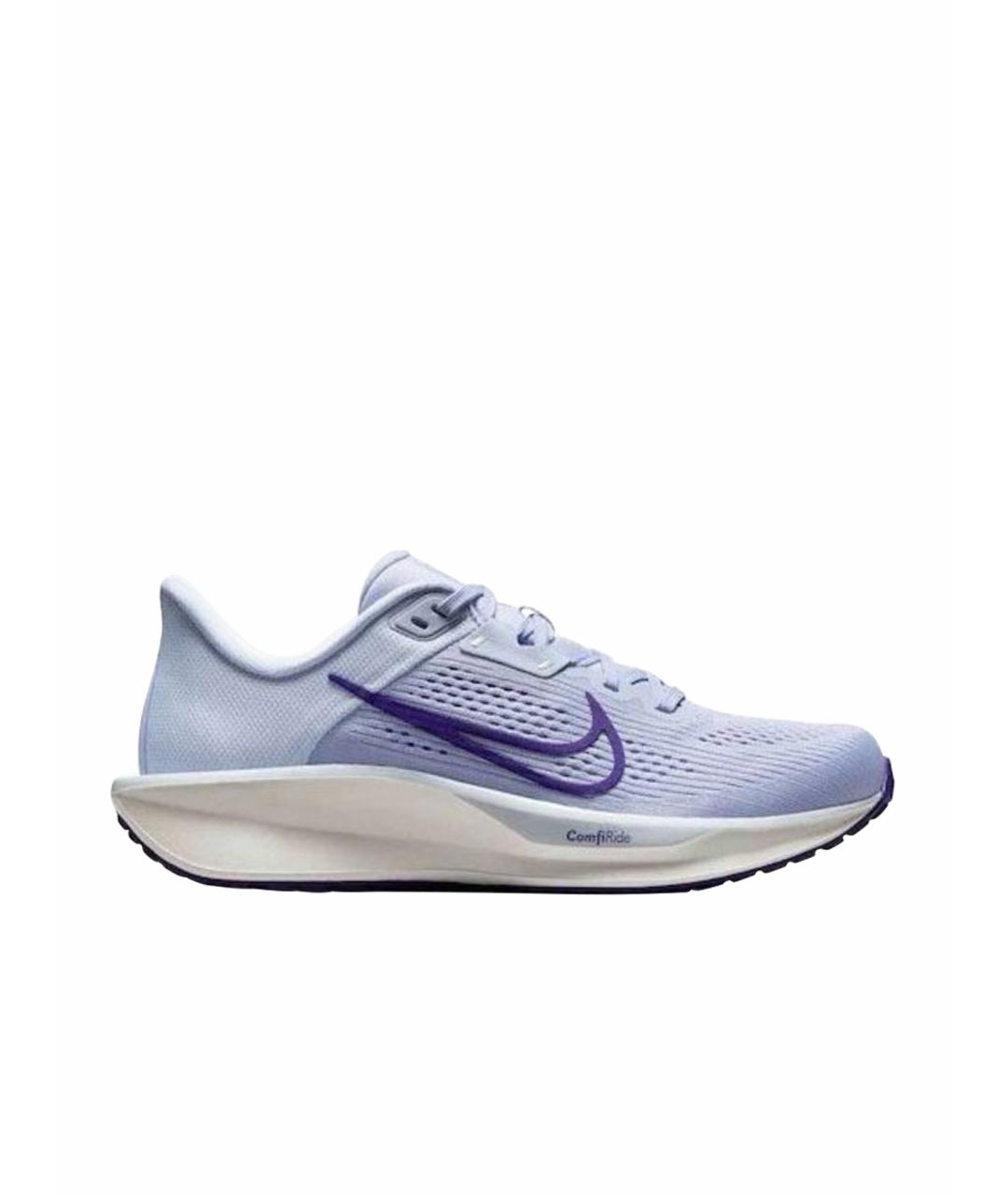 NIKE Голубые текстильные низкие кроссовки / кеды, фото 1