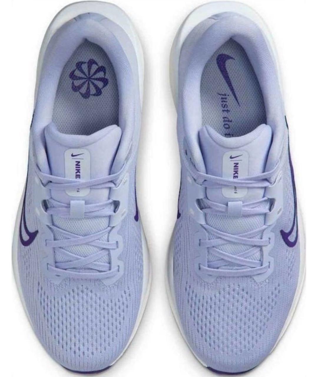 NIKE Голубые текстильные низкие кроссовки / кеды, фото 4