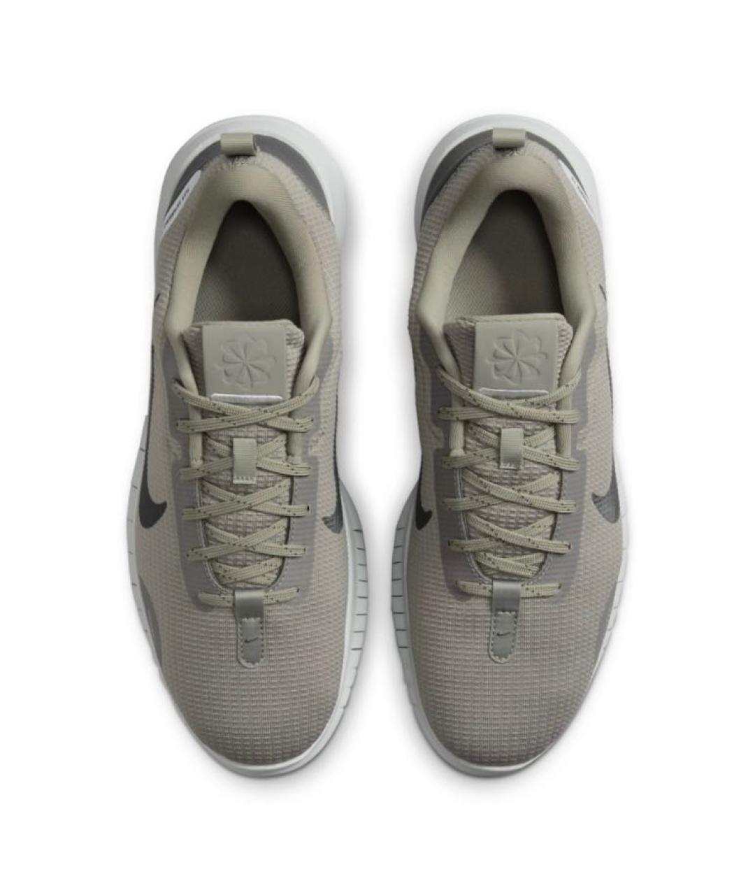 NIKE Серые текстильные низкие кроссовки / кеды, фото 2