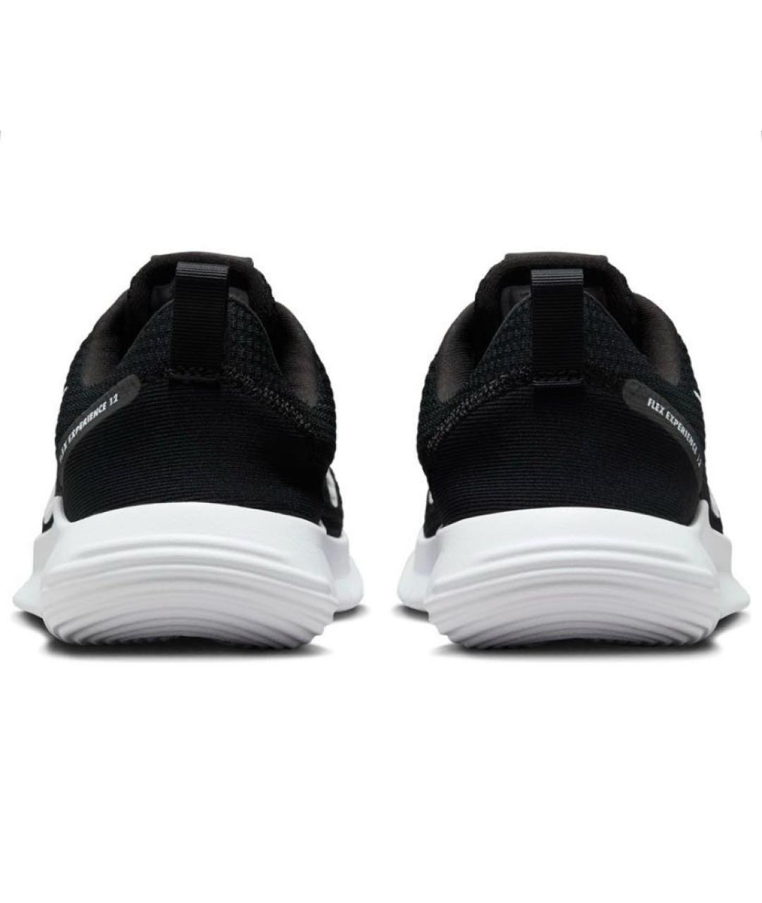 NIKE Черные текстильные низкие кроссовки / кеды, фото 4