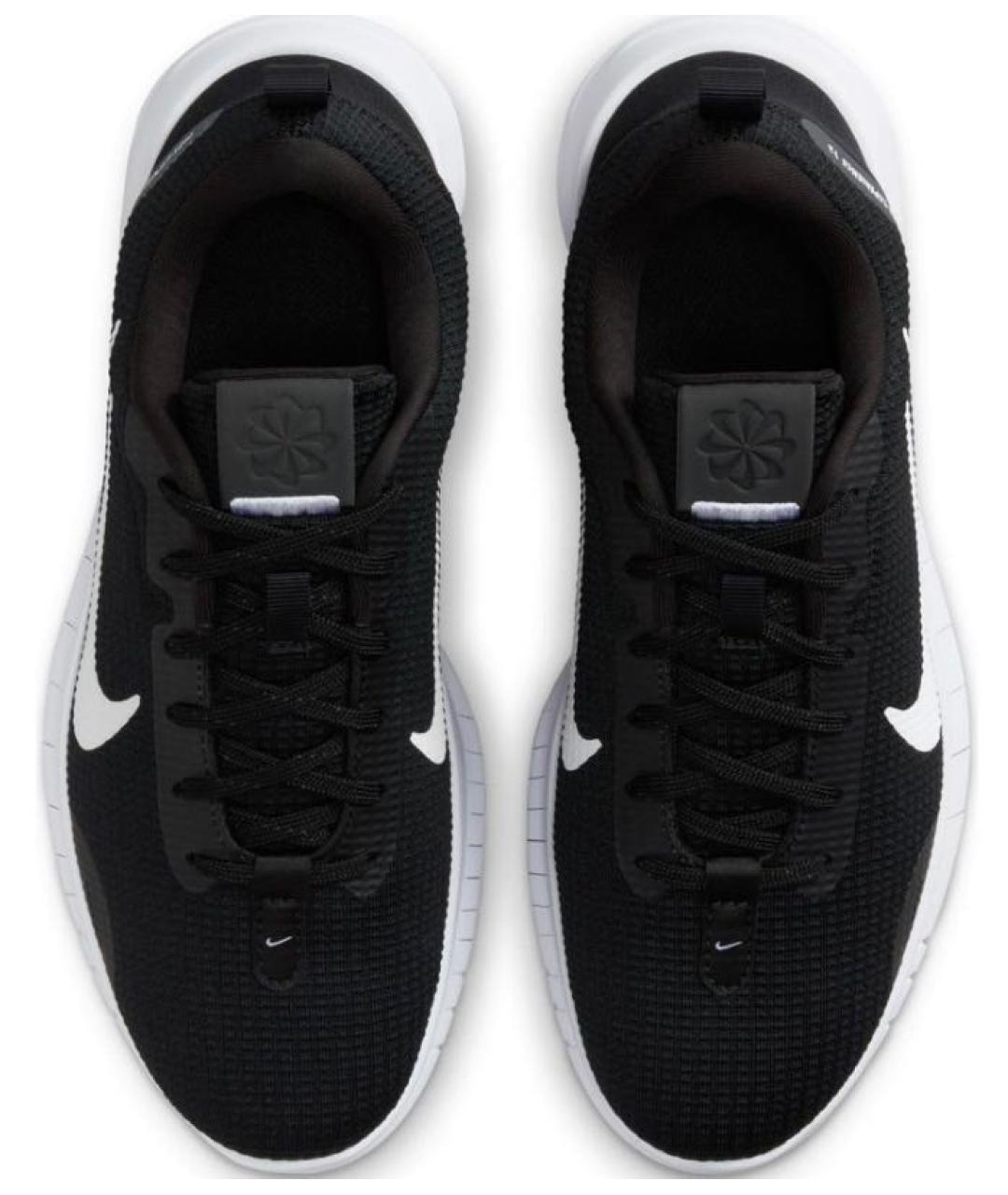 NIKE Черные текстильные низкие кроссовки / кеды, фото 3