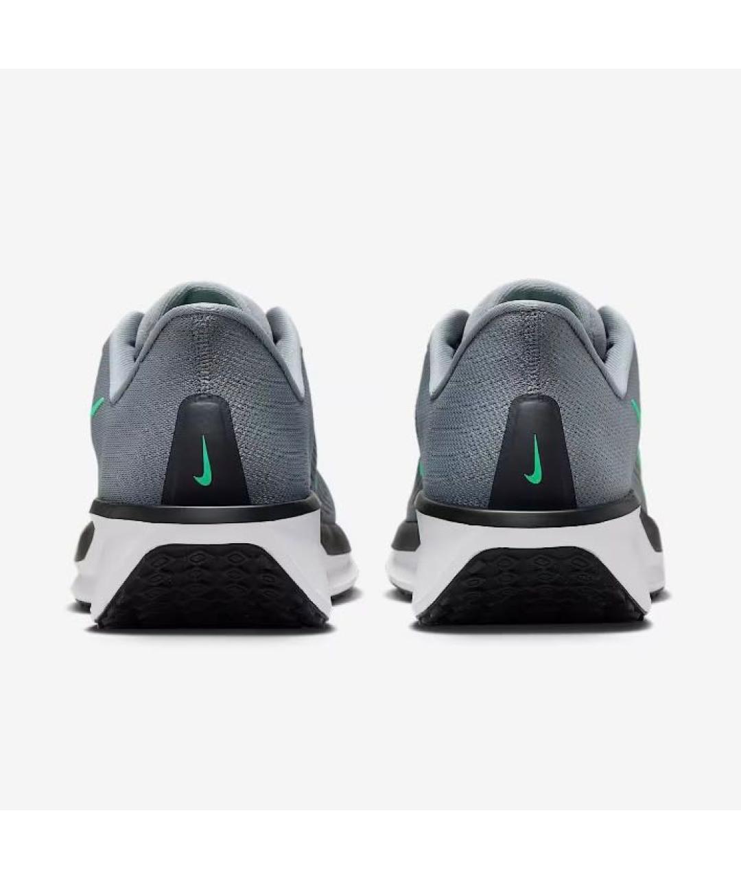 NIKE Серые текстильные низкие кроссовки / кеды, фото 4