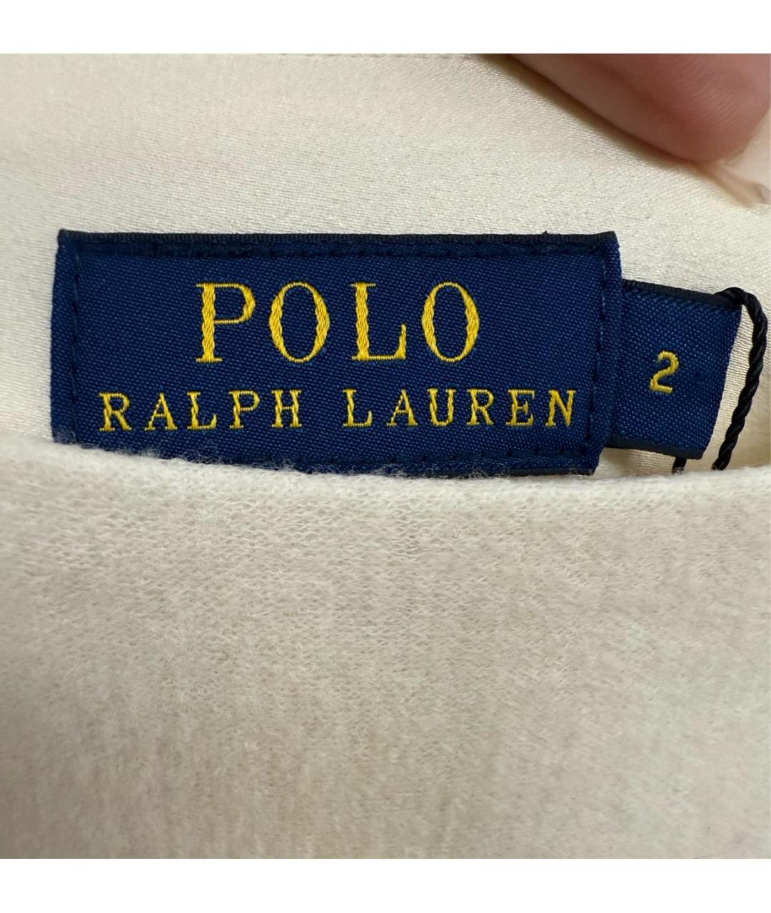 POLO RALPH LAUREN Бежевые шерстяные кюлоты, фото 4