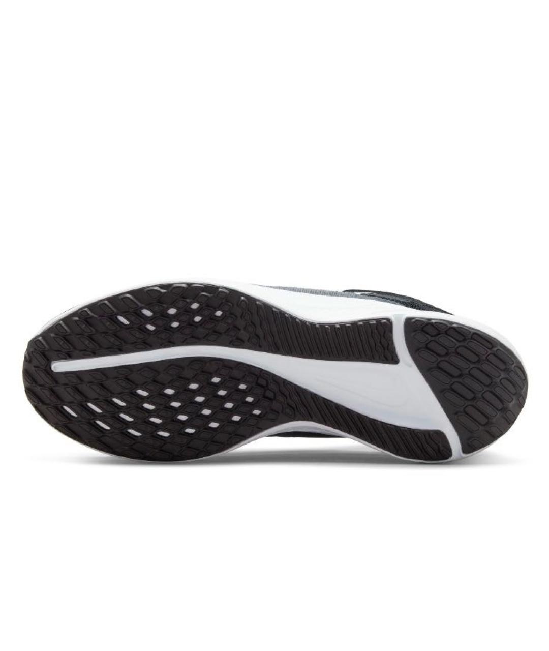 NIKE Черные текстильные низкие кроссовки / кеды, фото 5