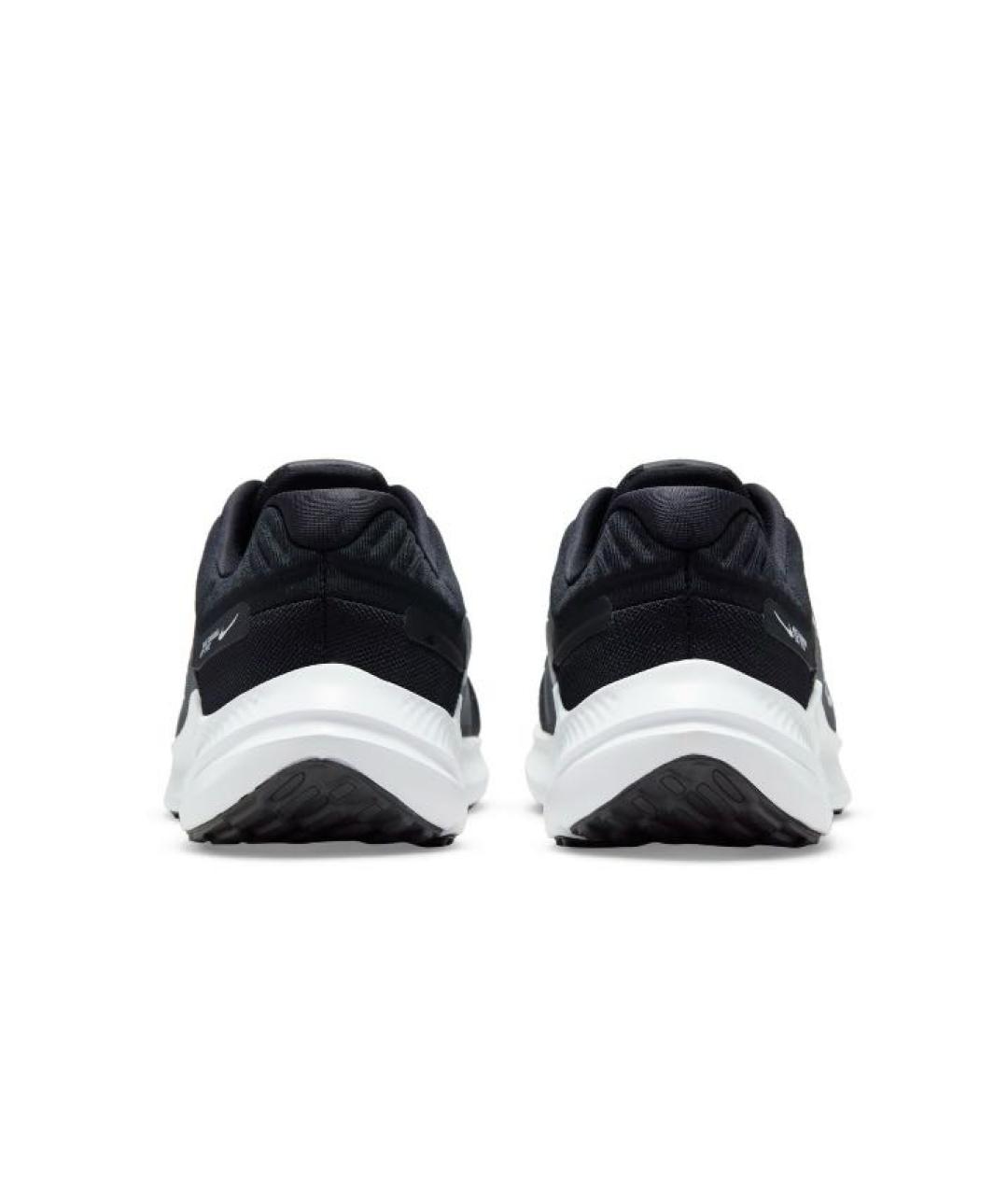 NIKE Черные текстильные низкие кроссовки / кеды, фото 4