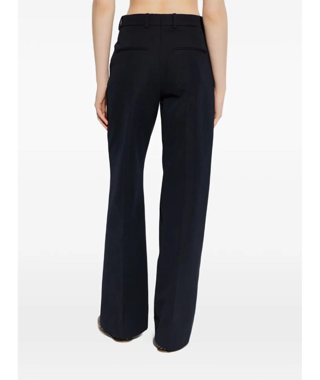 A.P.C. Темно-синие хлопковые прямые брюки, фото 3