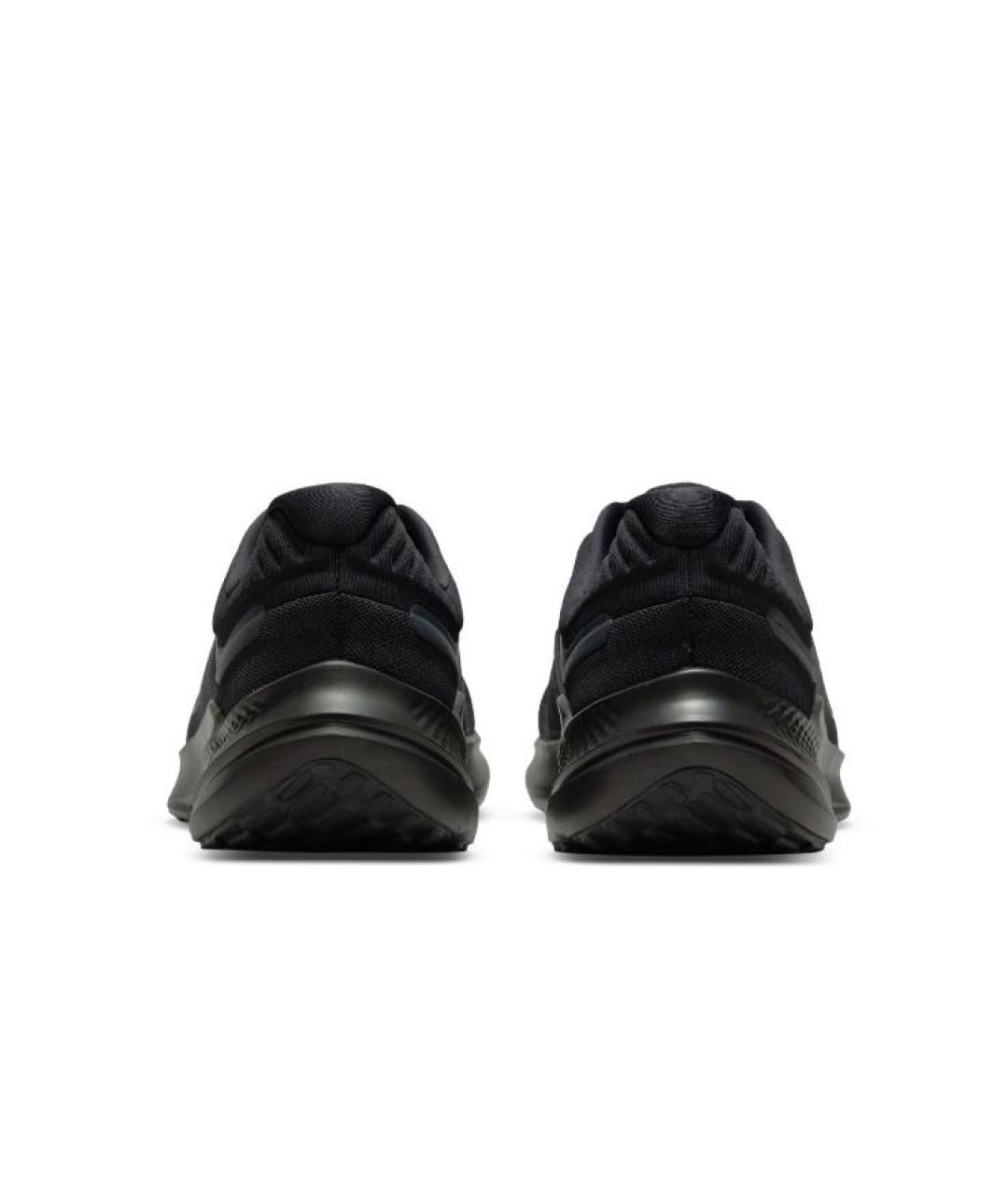 NIKE Черные текстильные низкие кроссовки / кеды, фото 4