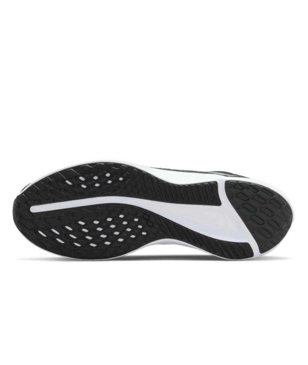 NIKE Черные текстильные низкие кроссовки / кеды, фото 5