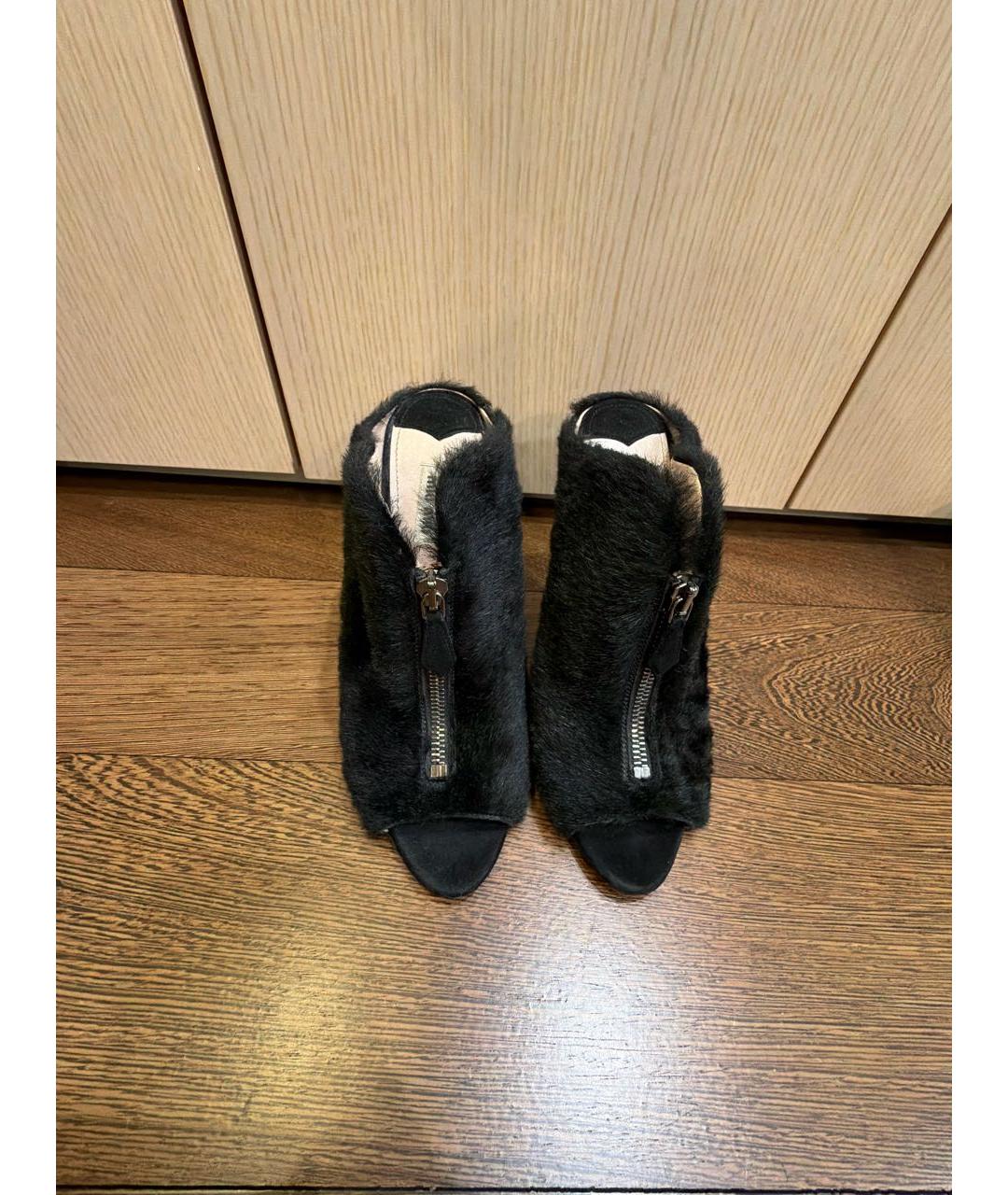 MIU MIU Черные мюли, фото 2