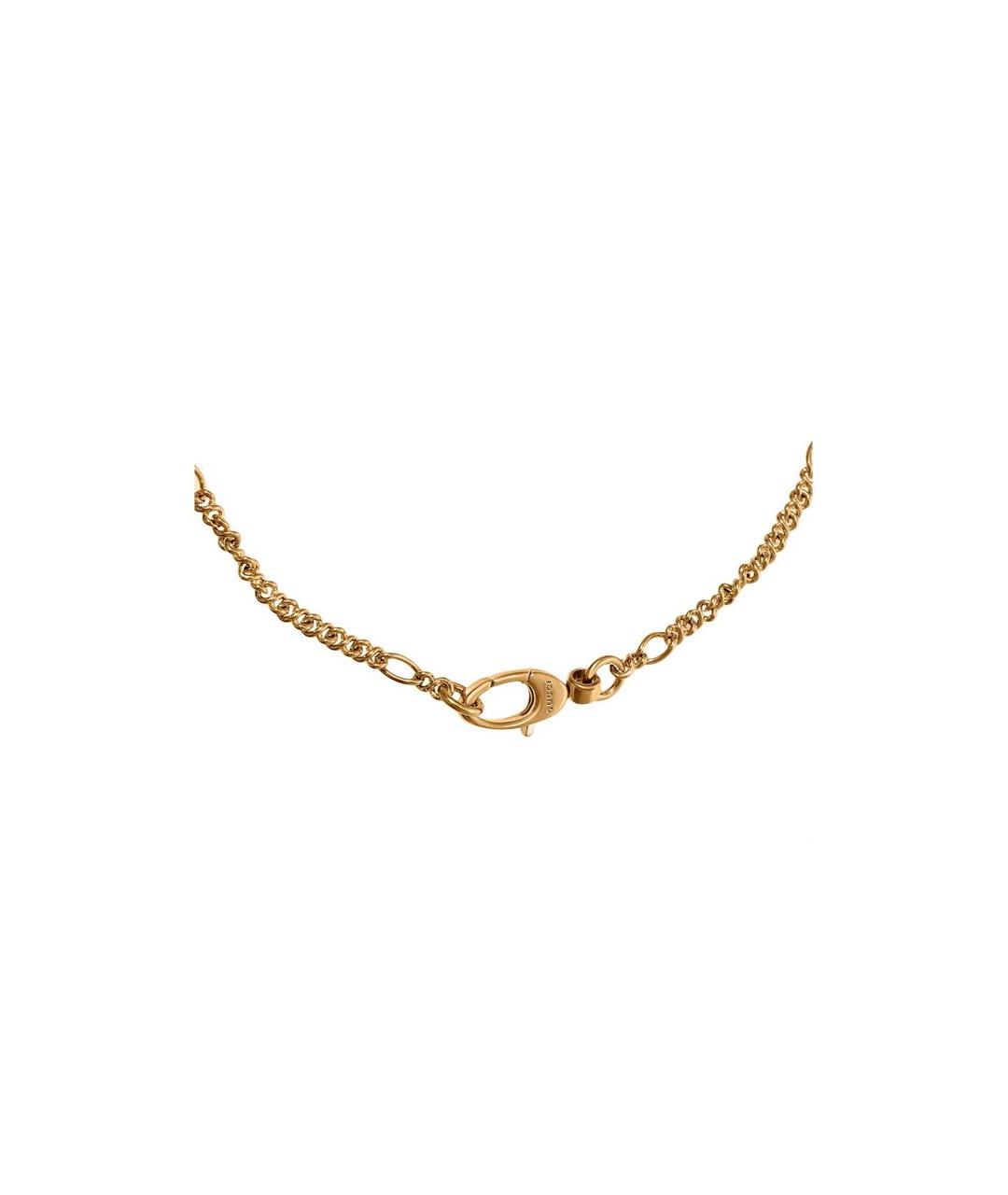 GUCCI Золотая латунная подвеска, фото 3