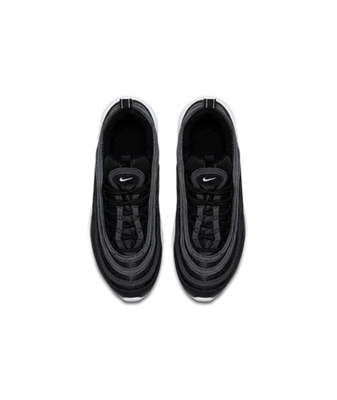 NIKE Черные текстильные низкие кроссовки / кеды, фото 3