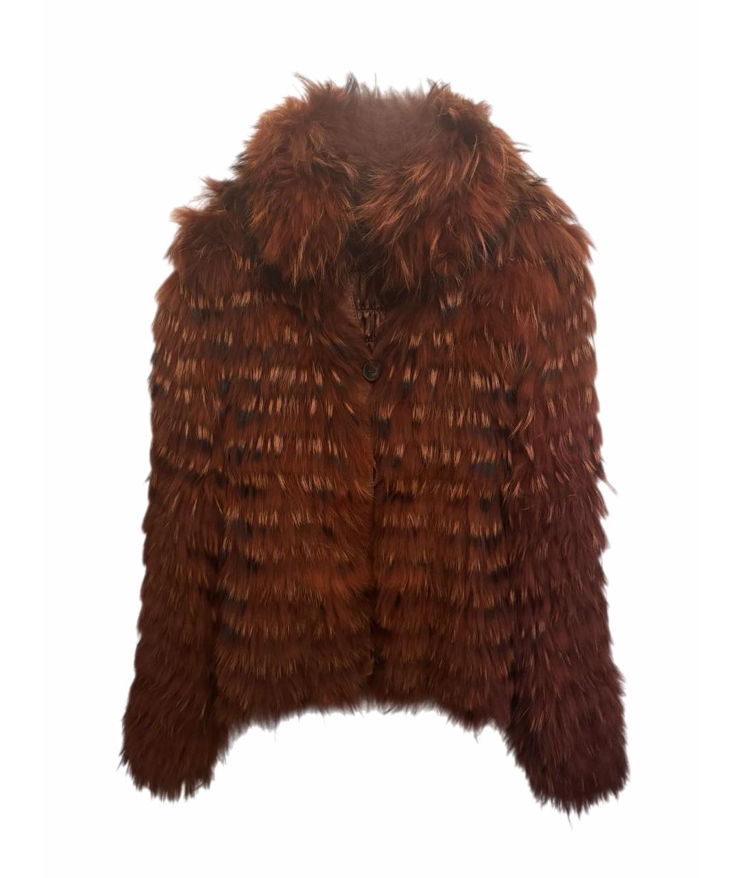 JOHN GALLIANO Мульти меховая шуба, фото 1