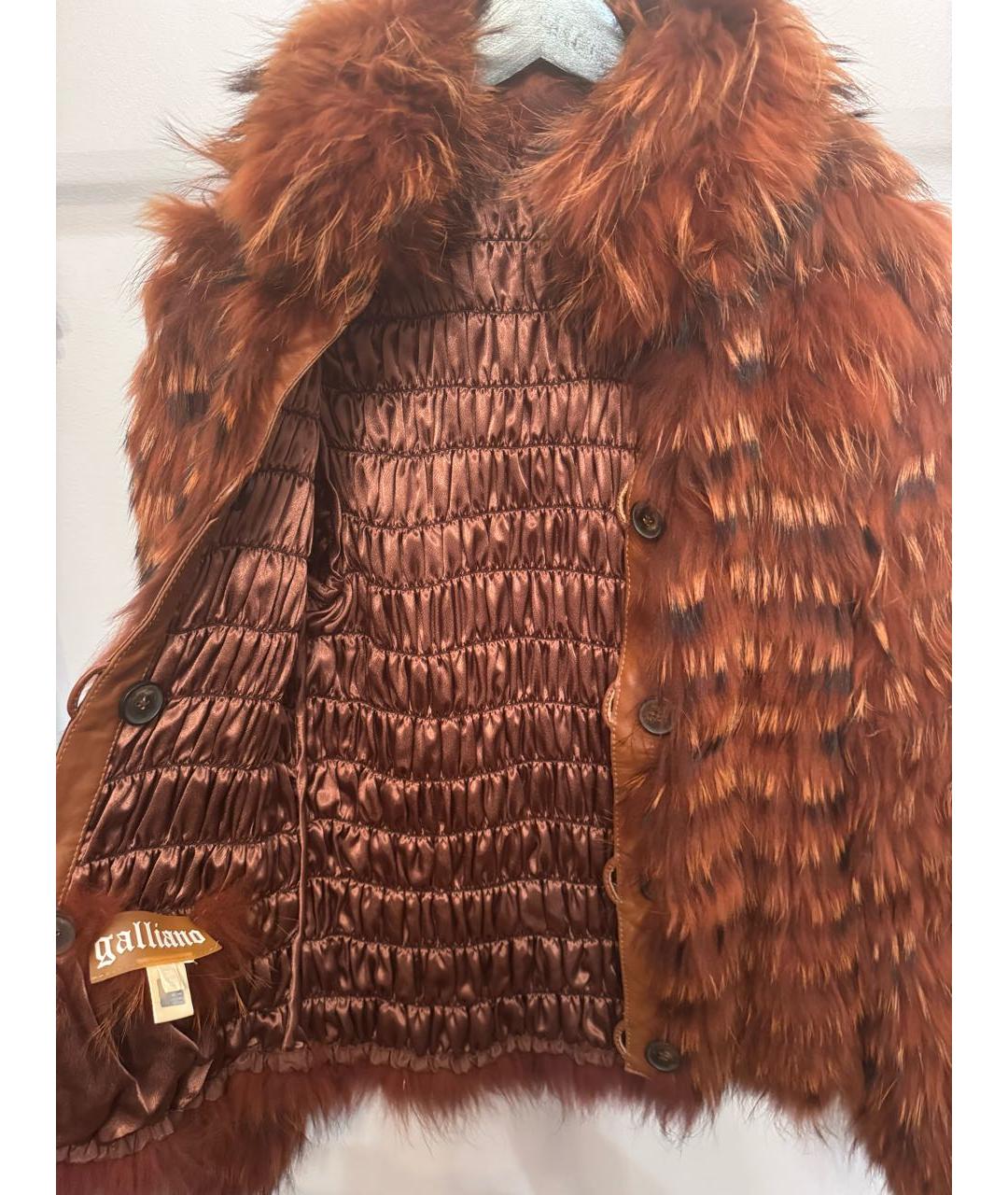 JOHN GALLIANO Мульти меховая шуба, фото 4