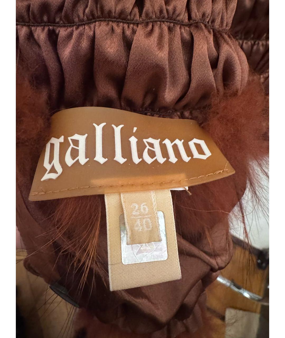 JOHN GALLIANO Мульти меховая шуба, фото 3