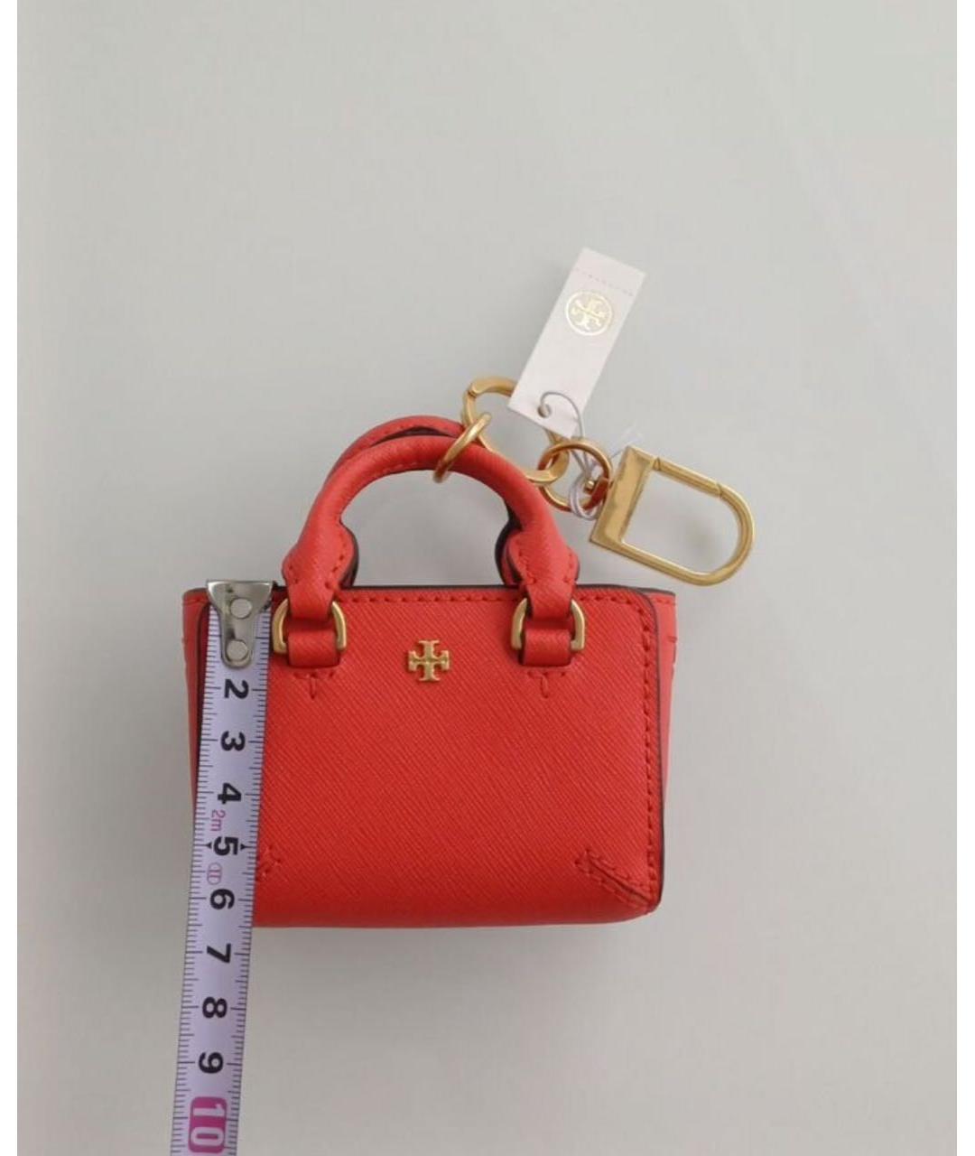 TORY BURCH Красный брелок, фото 5