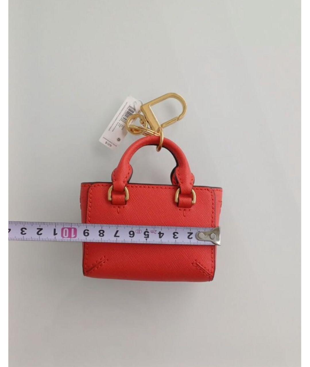 TORY BURCH Красный брелок, фото 4