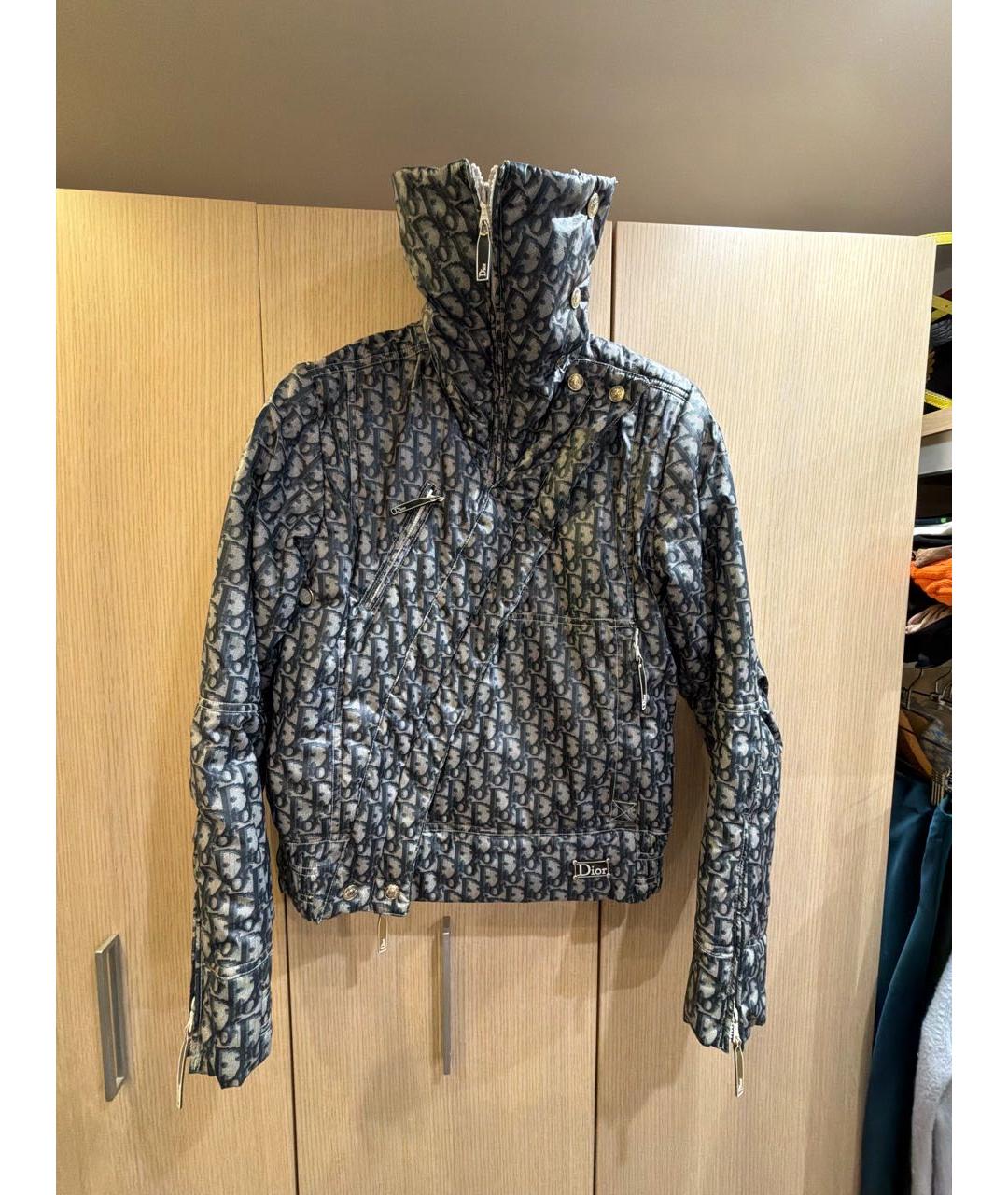 CHRISTIAN DIOR Серая полиамидовая куртка, фото 3