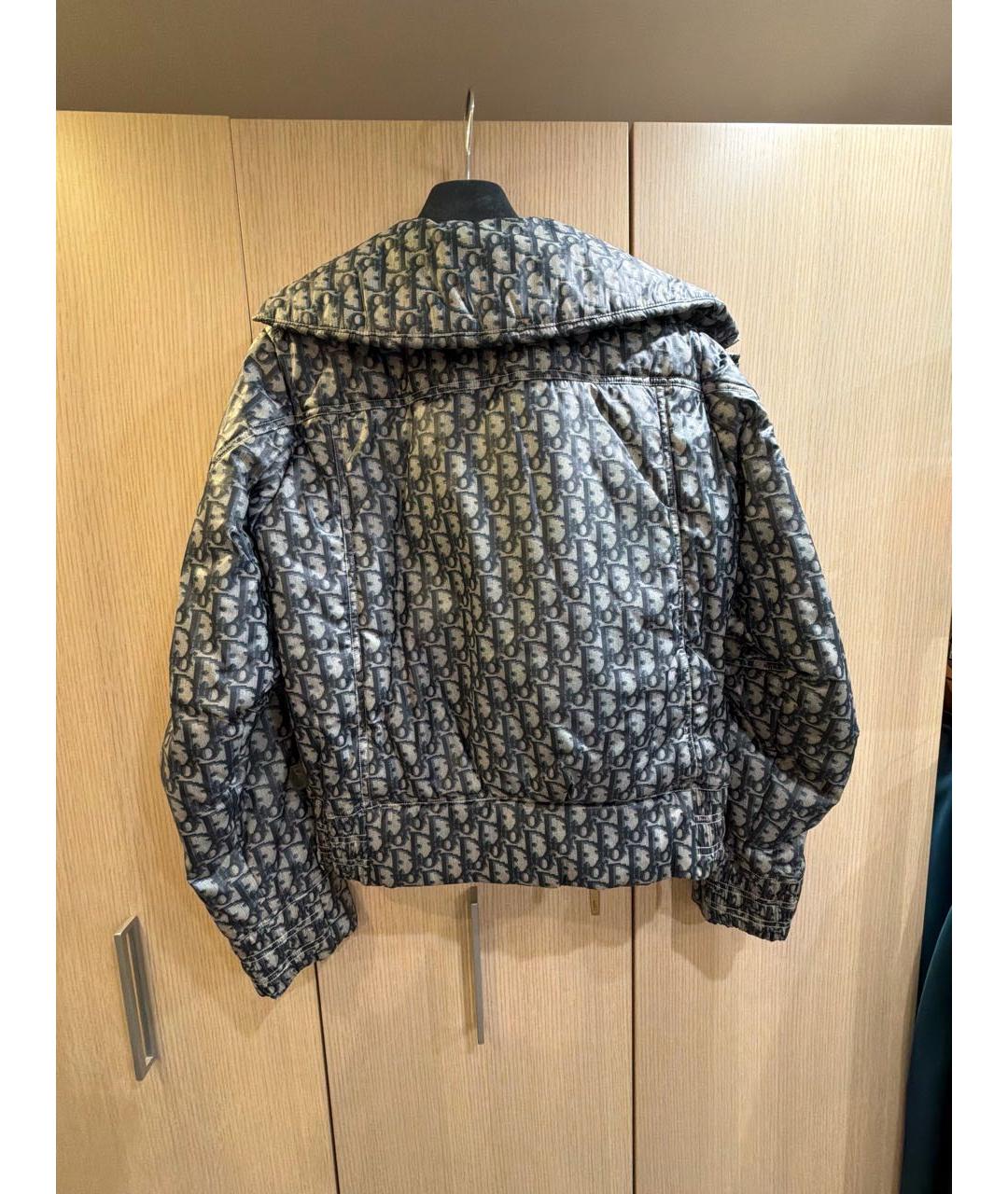 CHRISTIAN DIOR Серая полиамидовая куртка, фото 2