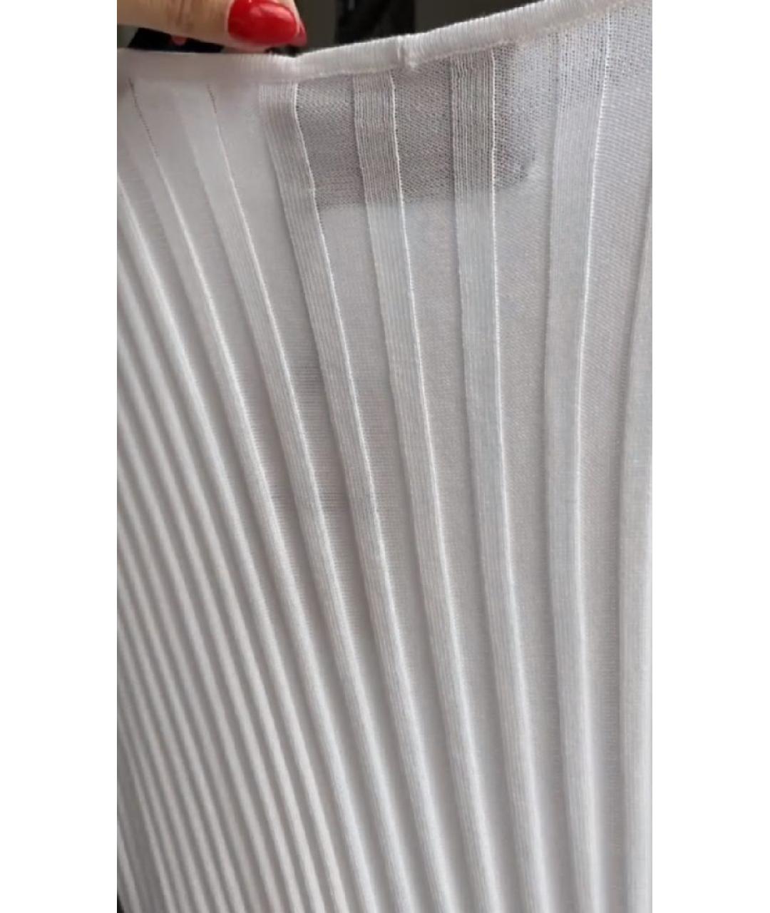 ICEBERG Белое хлопковое повседневное платье, фото 3