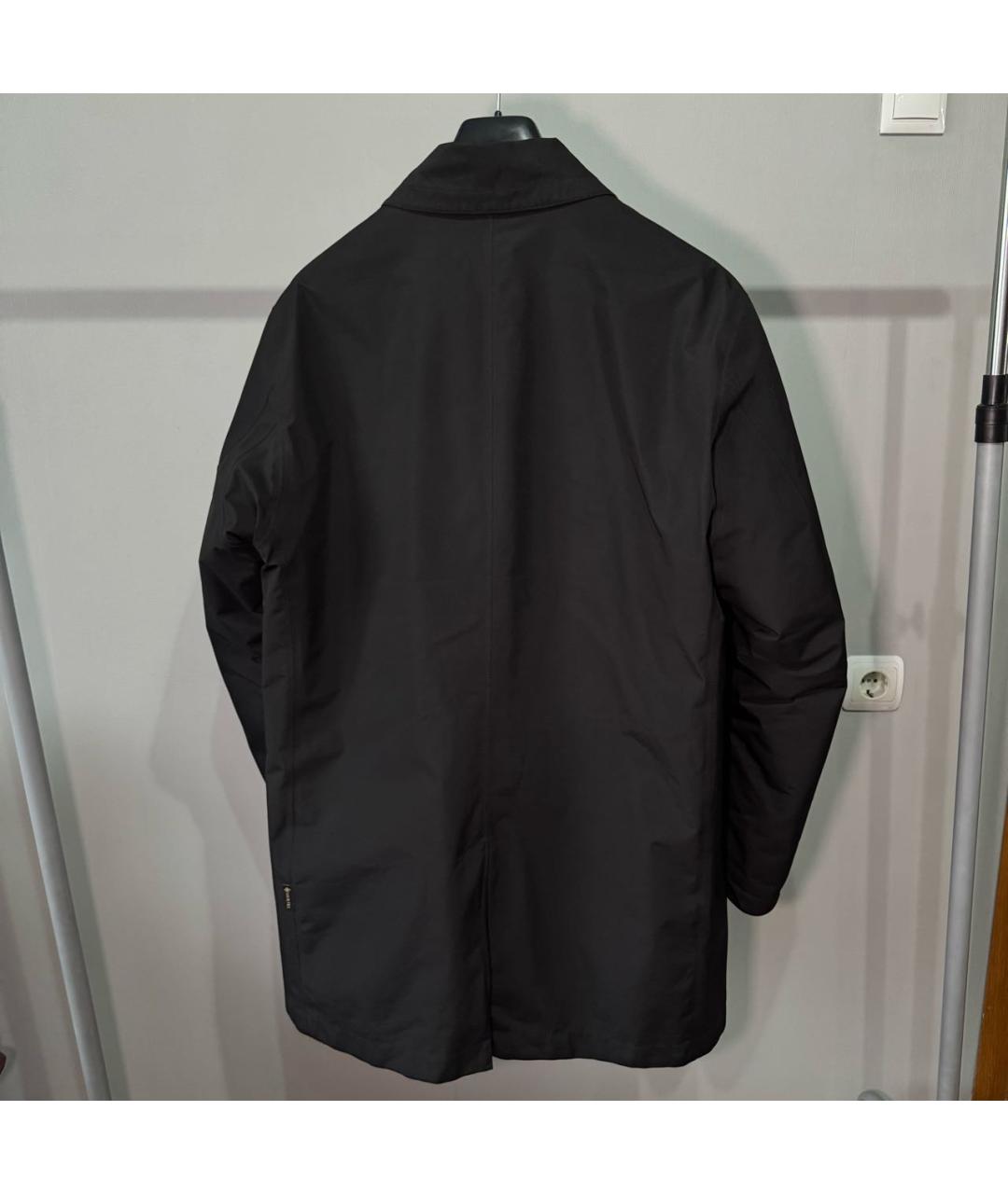 STONE ISLAND Черное пальто, фото 2