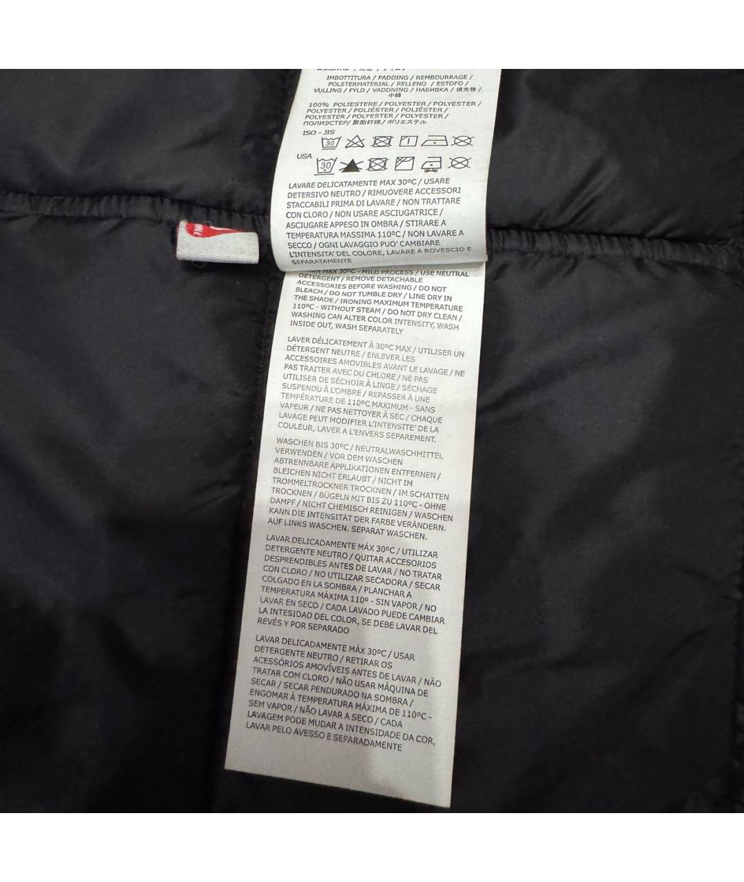 STONE ISLAND Черное пальто, фото 8