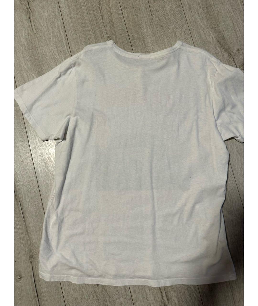 MOTHER Белая хлопковая футболка, фото 2