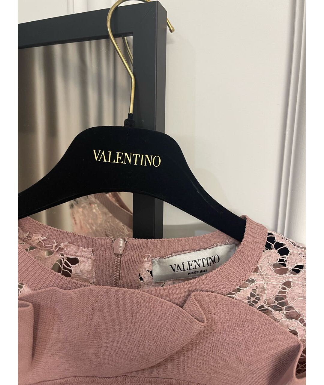 VALENTINO Розовое хлопковое платье, фото 4