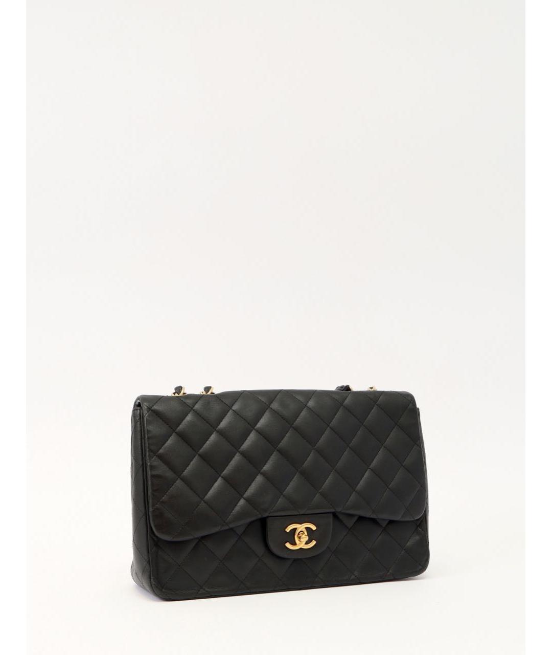CHANEL Черная кожаная сумка через плечо, фото 2