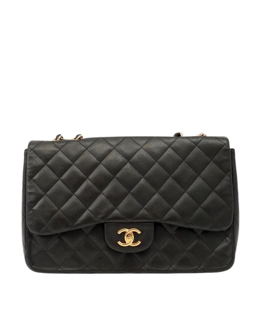 CHANEL Черная кожаная сумка через плечо, фото 1