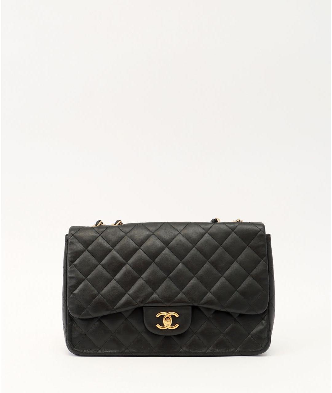 CHANEL Черная кожаная сумка через плечо, фото 7
