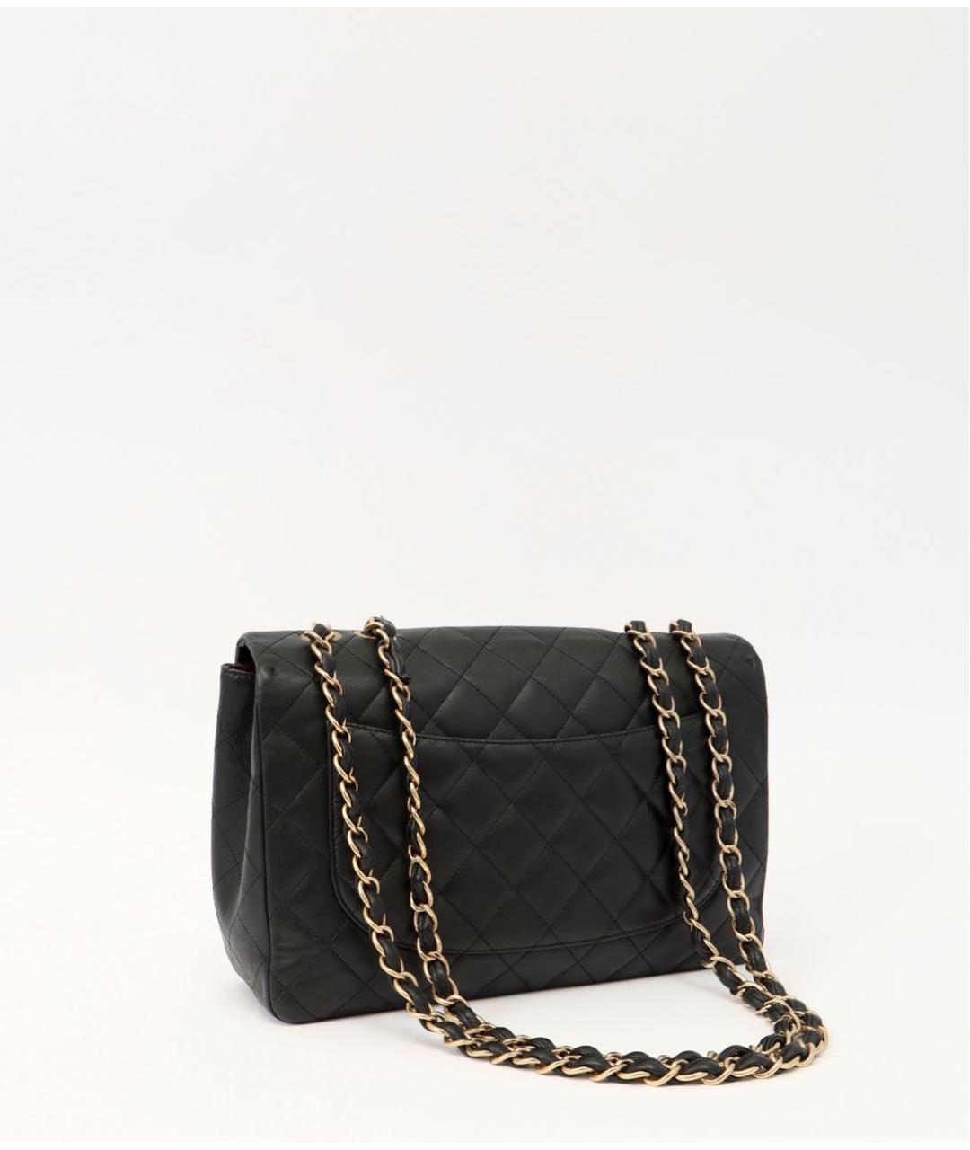 CHANEL Черная кожаная сумка через плечо, фото 3