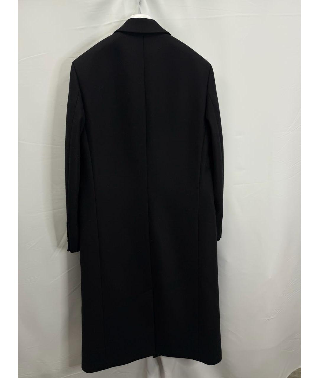 SPORTY AND RICH Черная шерстяная парка, фото 2
