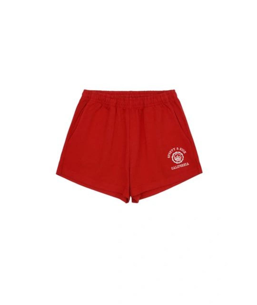 SPORTY AND RICH Красный хлопковый костюм с брюками, фото 3