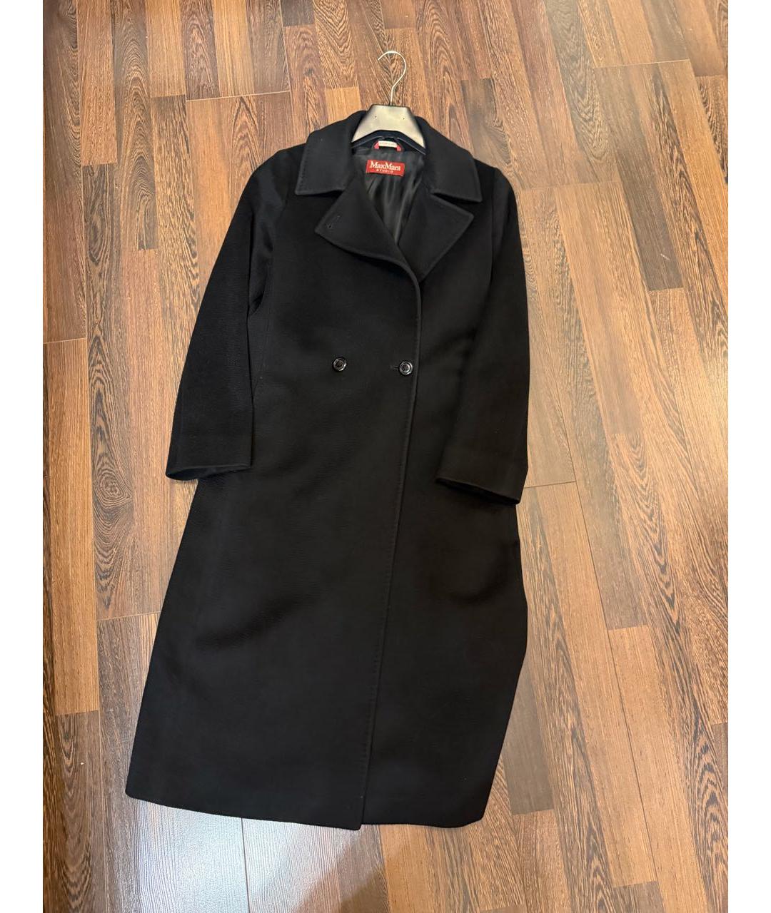 MAX MARA Черное шерстяное пальто, фото 6